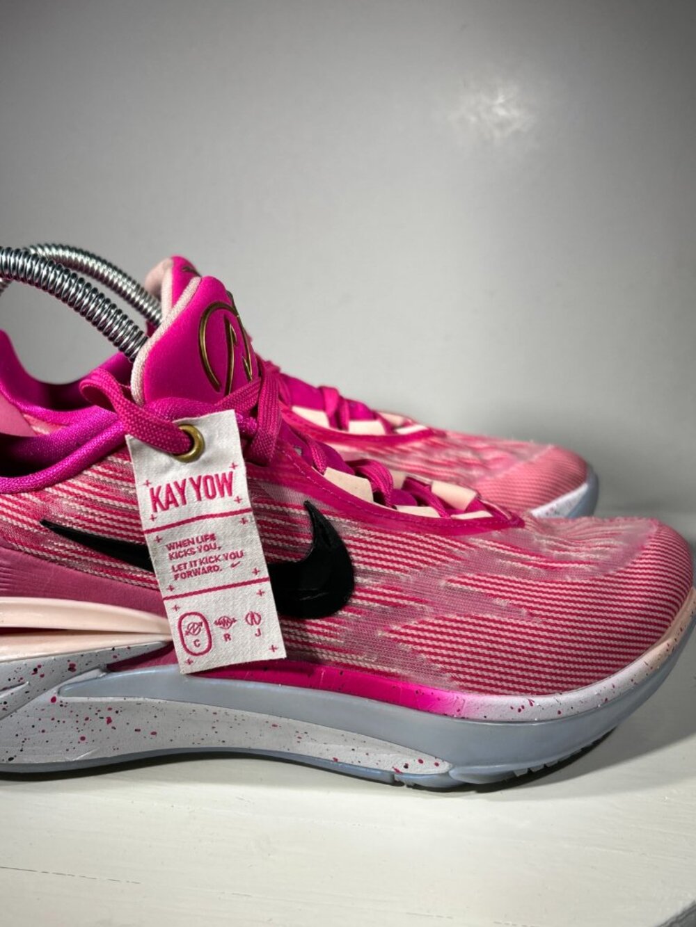 Nike Air Zoom GT Cut Version 2.0 Kay Yow Mens Shoes Size 7 Pink Sneakers Kayyow